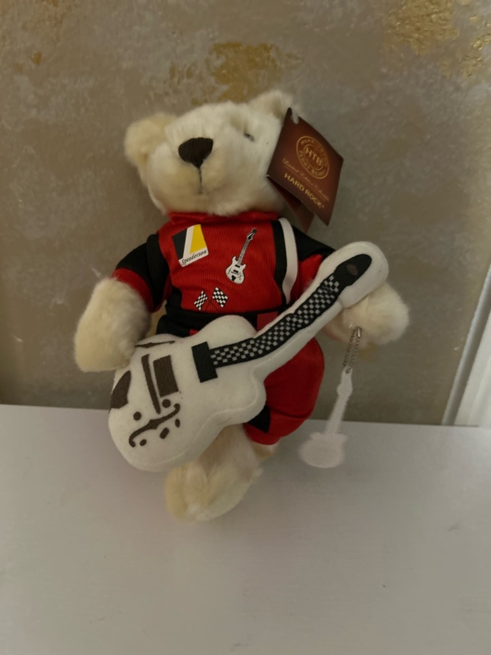 Hard Rock Cafe Authentic Rocker Teddy Bear Classic Stuffed Toy
